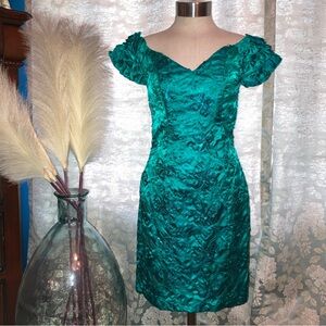 COPY - Zum Zum Vintage 1980’s Prom Dress Green Sequence